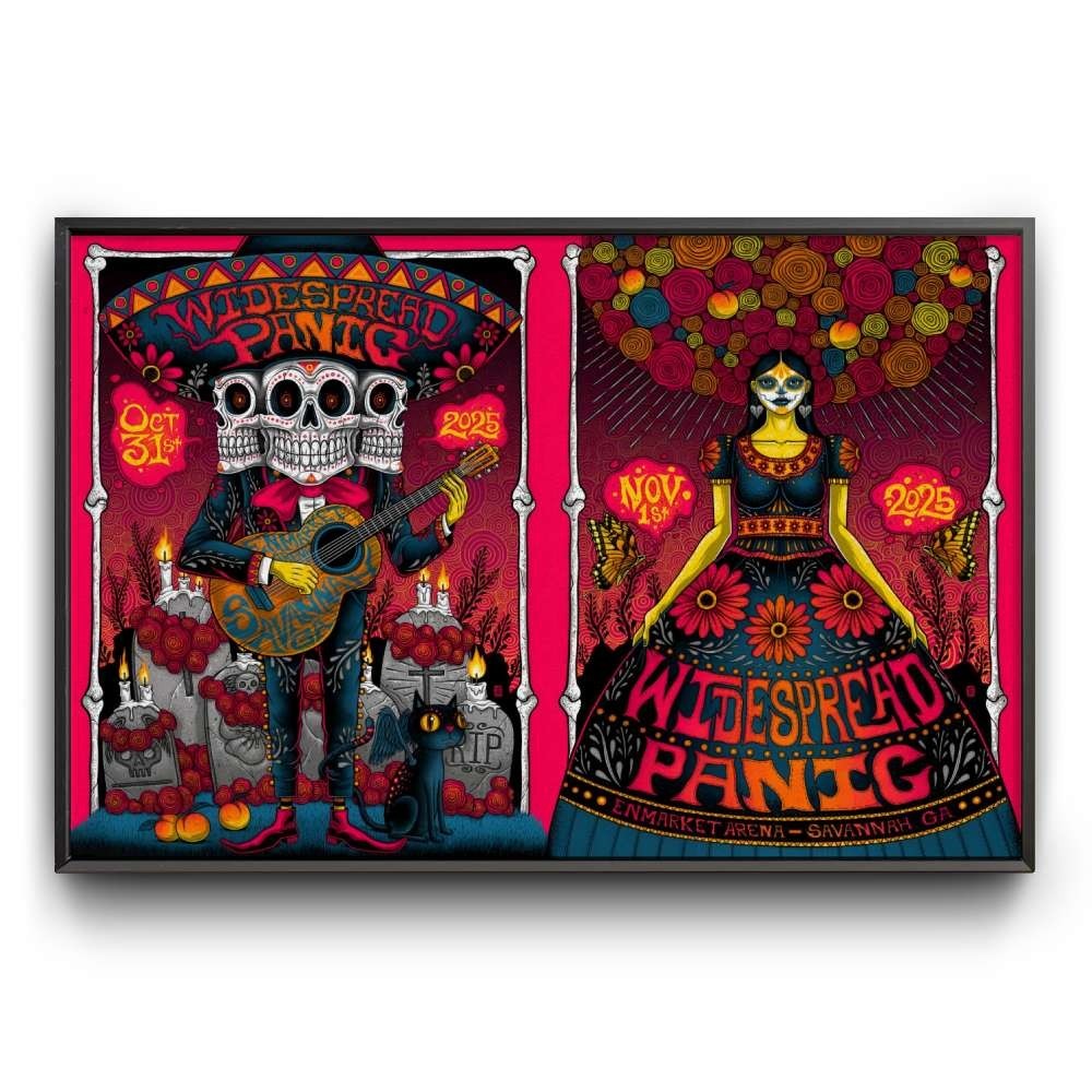 HOT Widespread Panic Oct 31- Nov 1 Savannah GA Poster 18x24 HOT Widespread Panic Oct 31- Nov 1 Savannah GA Poster 18x24