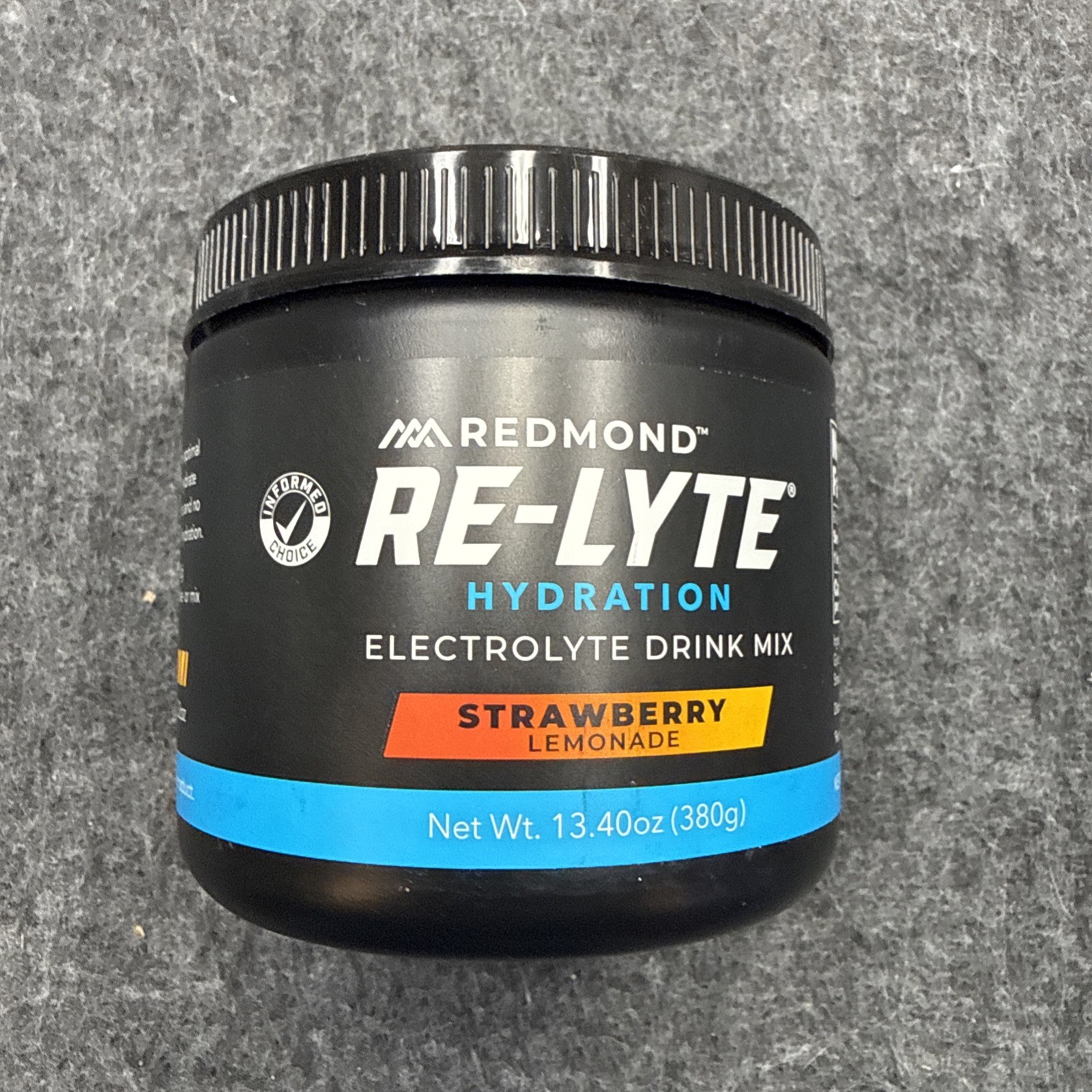 Redmond Re-Lyte Hydration Electrolyte Mix Strawberry Lemonade 60 Servings NEW