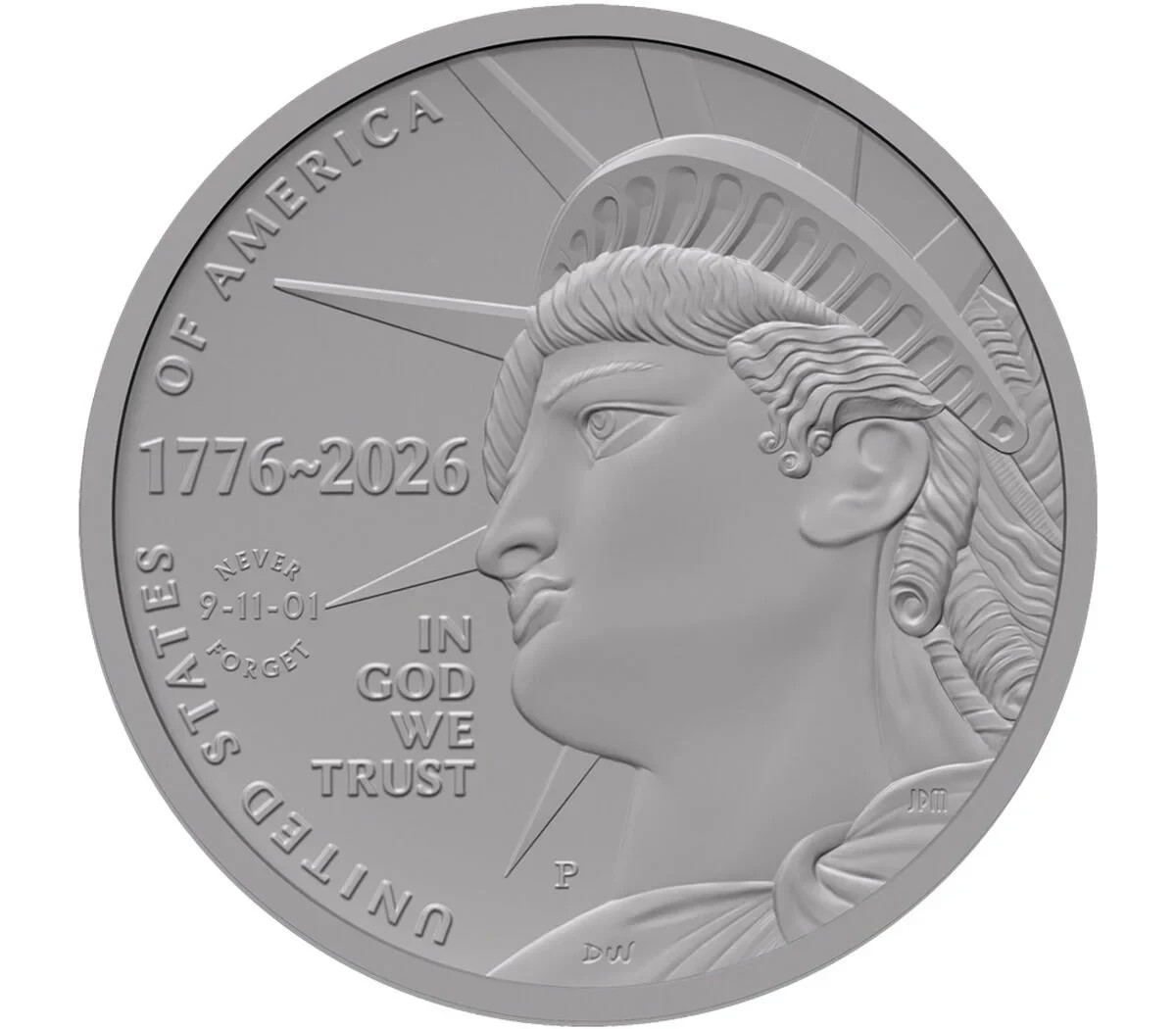 PreSale-2026-P 9/11 Privy Mark Enduring Liberty Half Dollar Coin- Pre-Sale