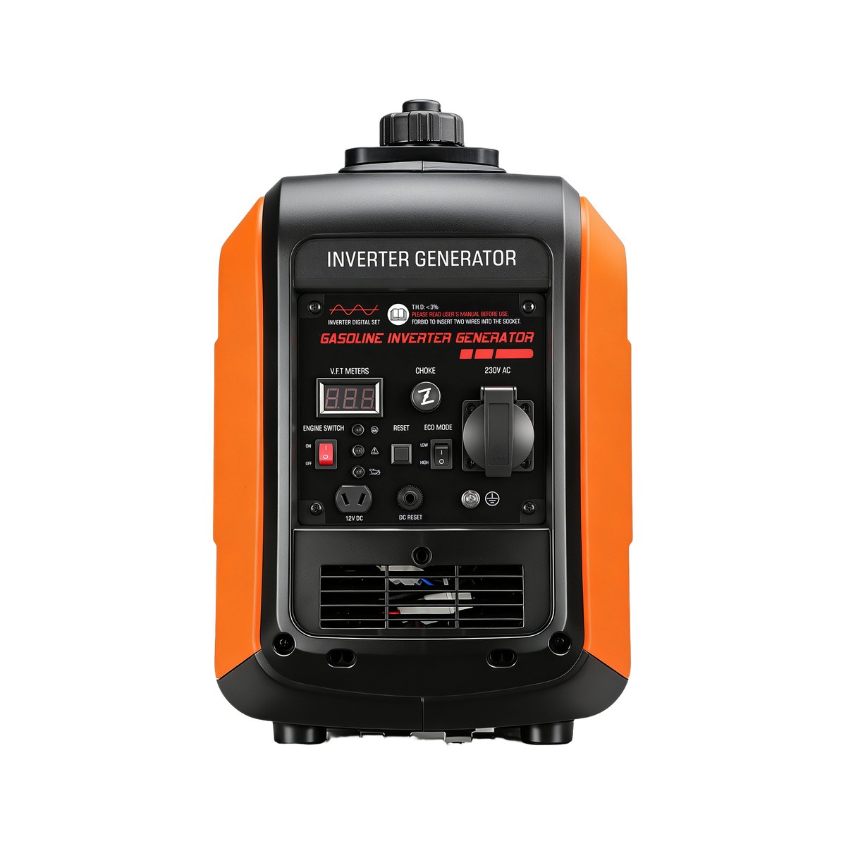 Lightweight Portable Generator ECO Mode Quiet Outdoor Party Camping Easy Start