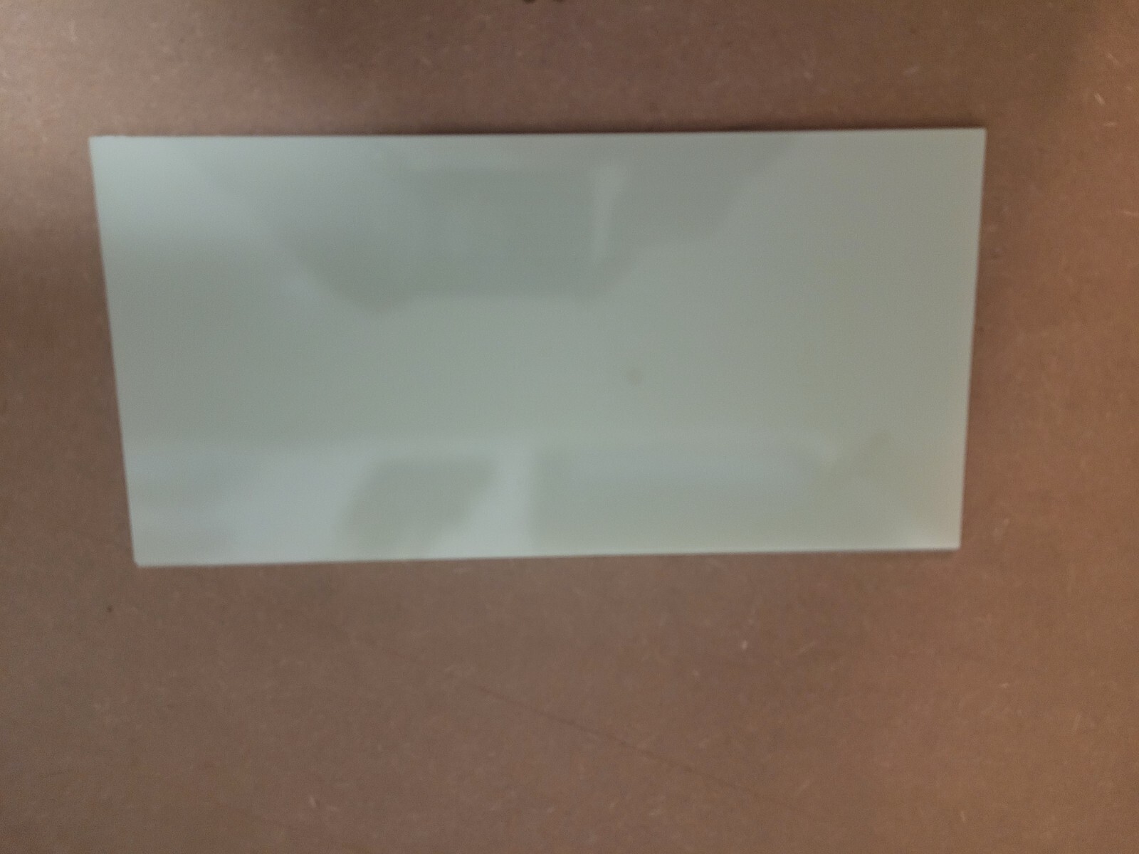 FR-4 Phenolic G10 Unclad Laminate Board,  1/4  (.250 thick) ,  6 1/2\