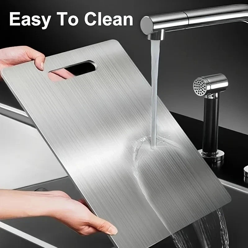 Titanium Cutting Board 100% Pure Non-Stick Double-Sided 11x15.5\