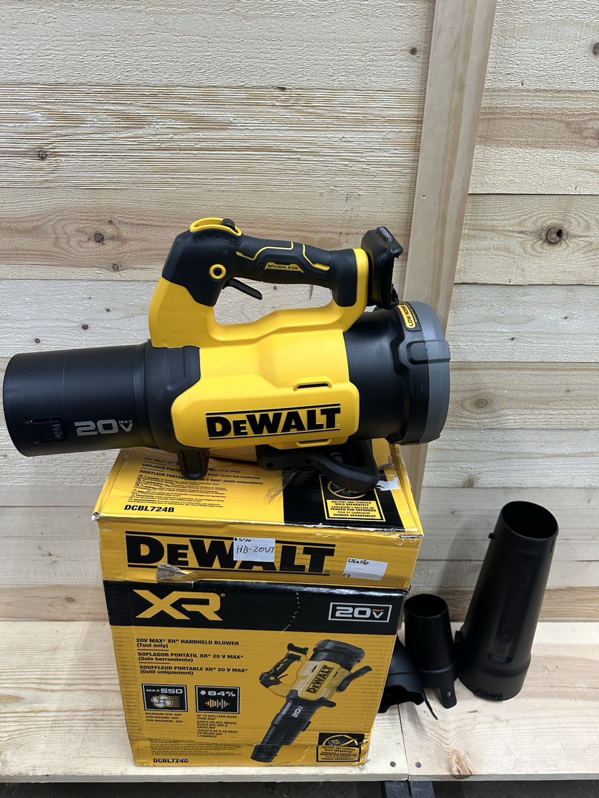 DeWalt DCBL724B 20V 550CFM Powered Handheld Leaf Blower (Used) Tool Only HB-20VT