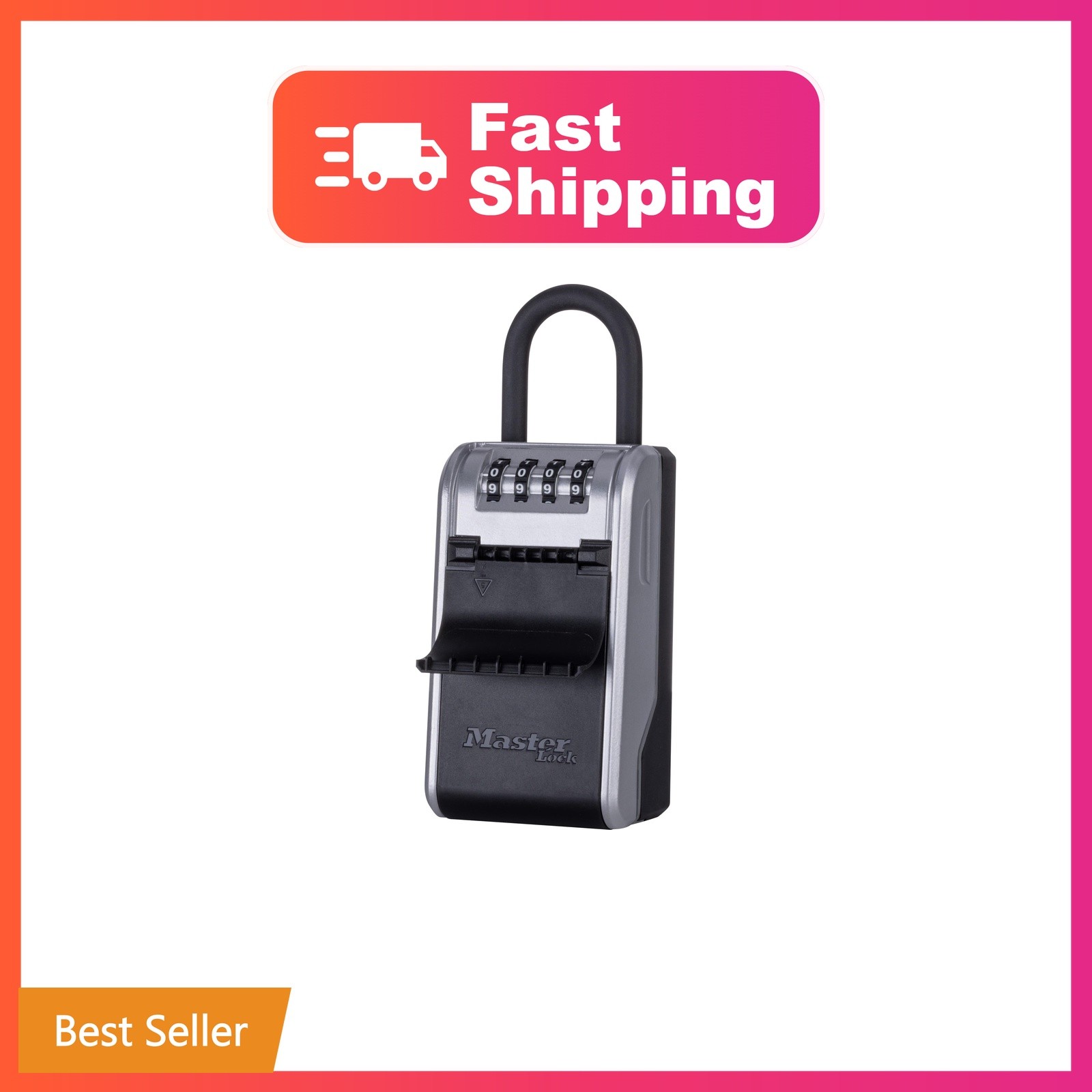 Master Lock High Capacity Key Lockbox, Combination Dial, Removable Shackle | ...