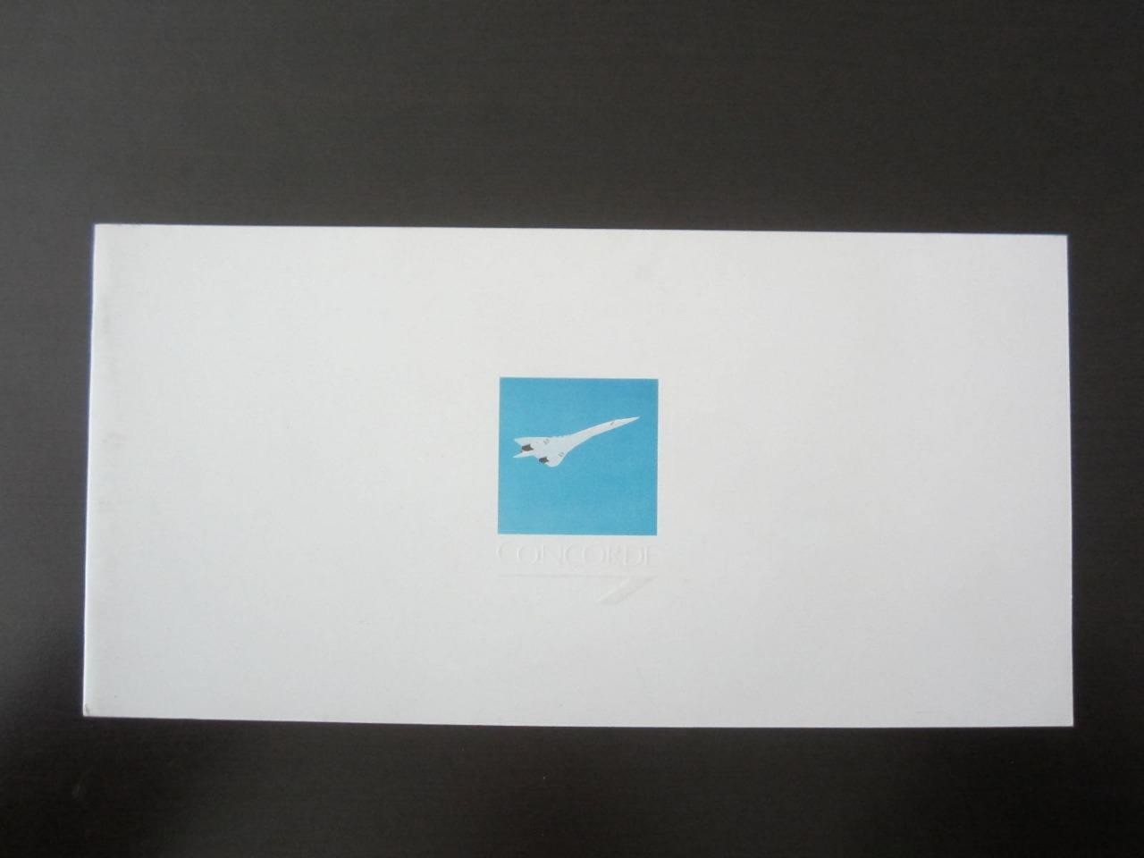 BRITISH AIRWAYS CONCORDE AIRPLANE VINTAGE BOOKLET FACTS & STORIES PHOTO\'S 1980\'S