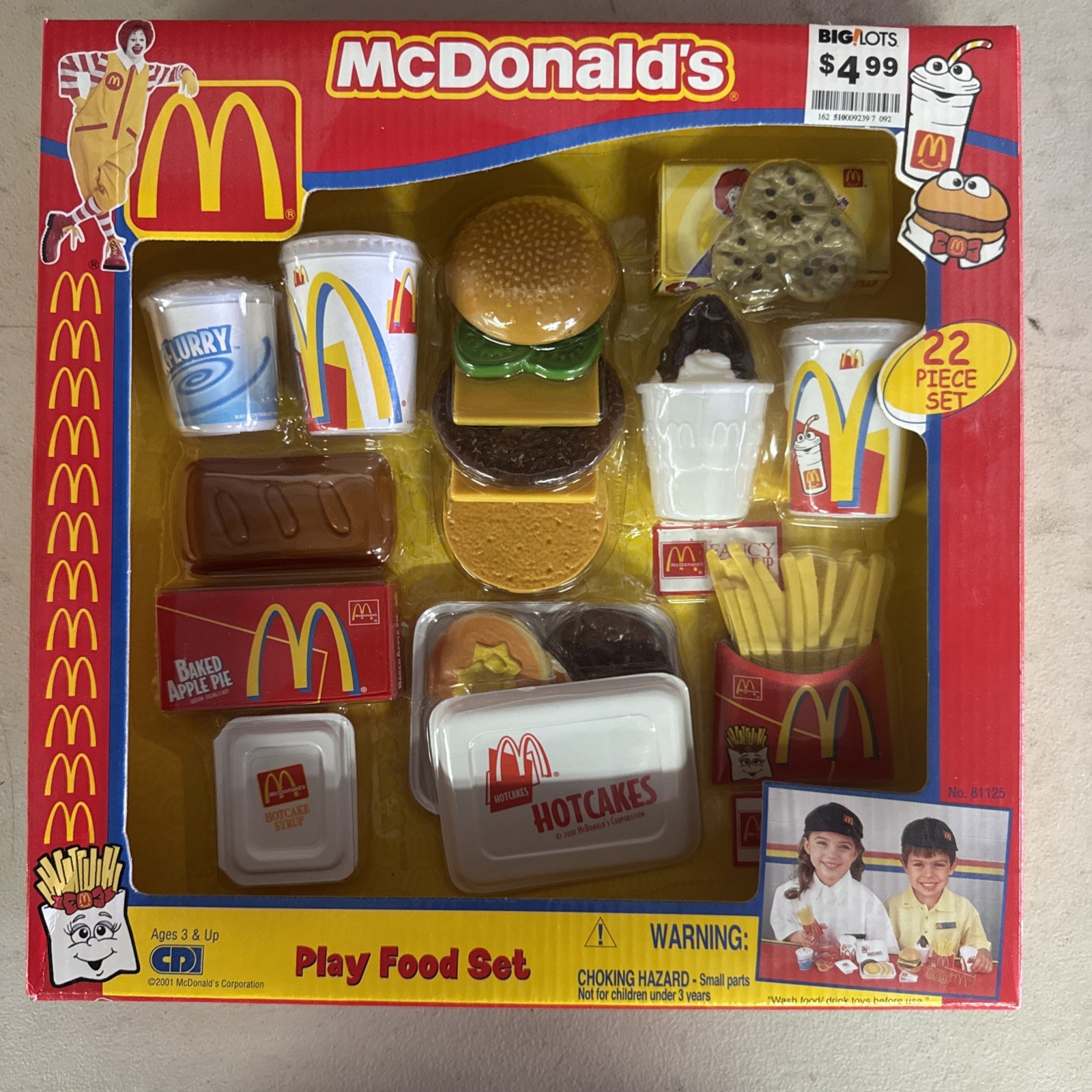Mcdonald’s 22 Piece Food Pl. At Vintage Factory Sealed Never Opened Mcdonald’s 22 Piece Food Pl. At Vintage Factory Sealed Never Opened