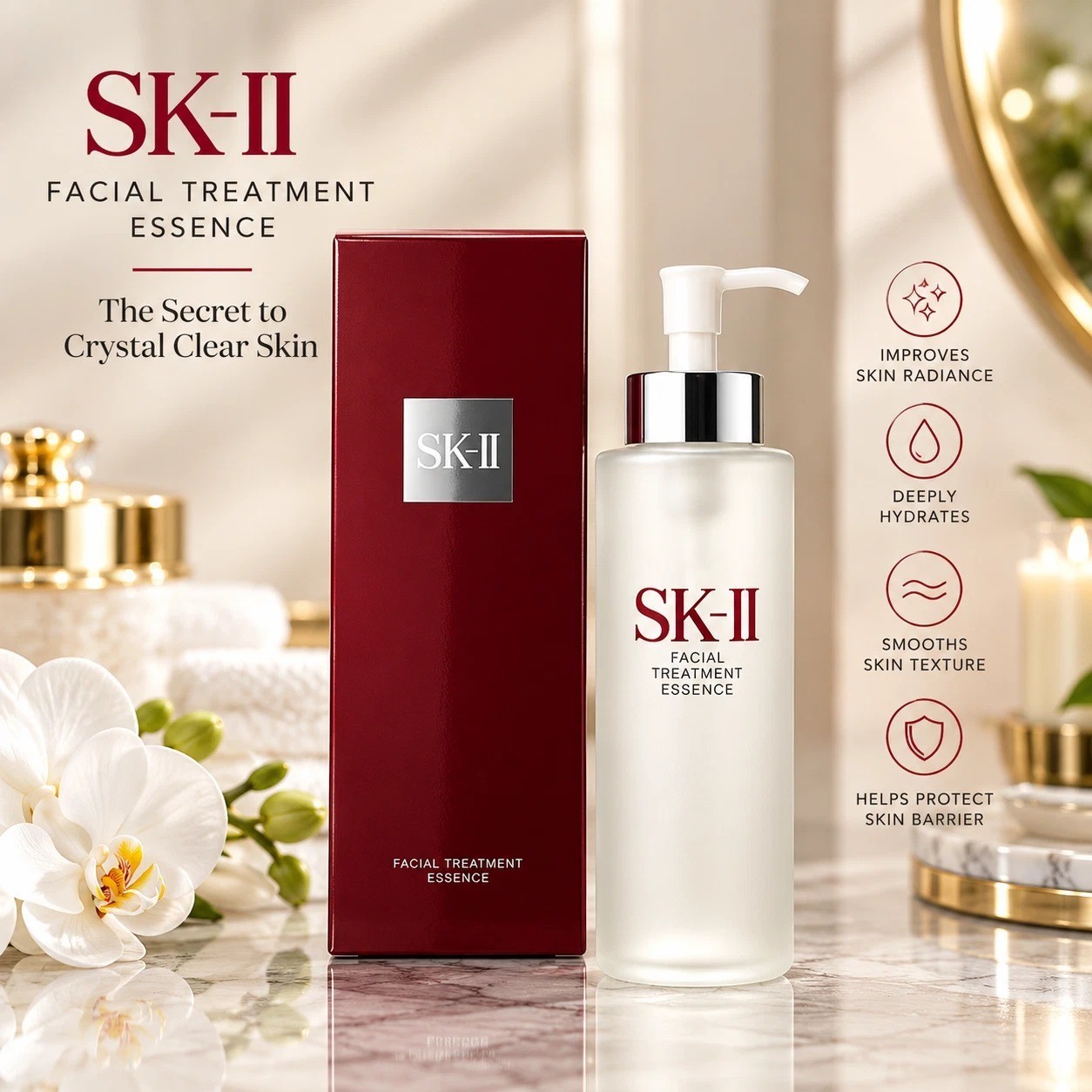 SK-II Facial Treatment Essence 330ML Suitable for All Skin Type New Sealed