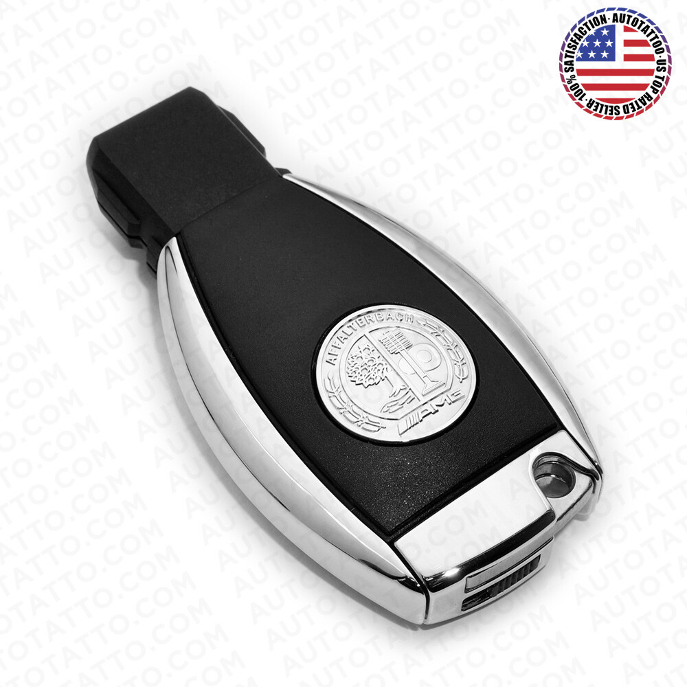 Genuine OEM Remote Key Cover Badge For Mercedes Car Key AMG Apple Tree Sport