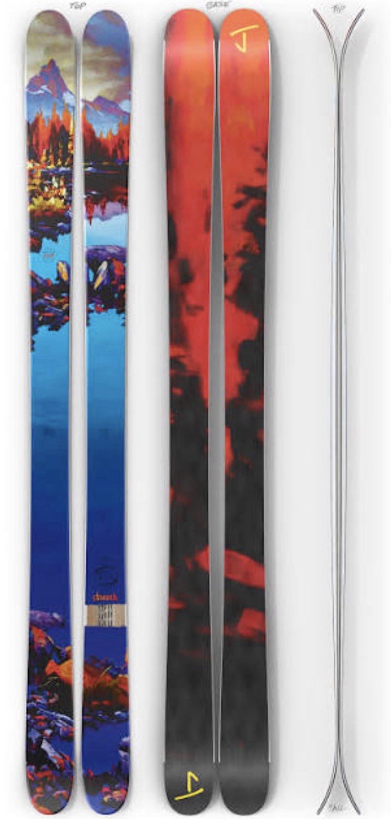 J Skis The Joyride All-Mountain Skis 175cm 78mm Waist, No Bindings J Skis The Joyride All-Mountain Skis 175cm 78mm Waist, No Bindings