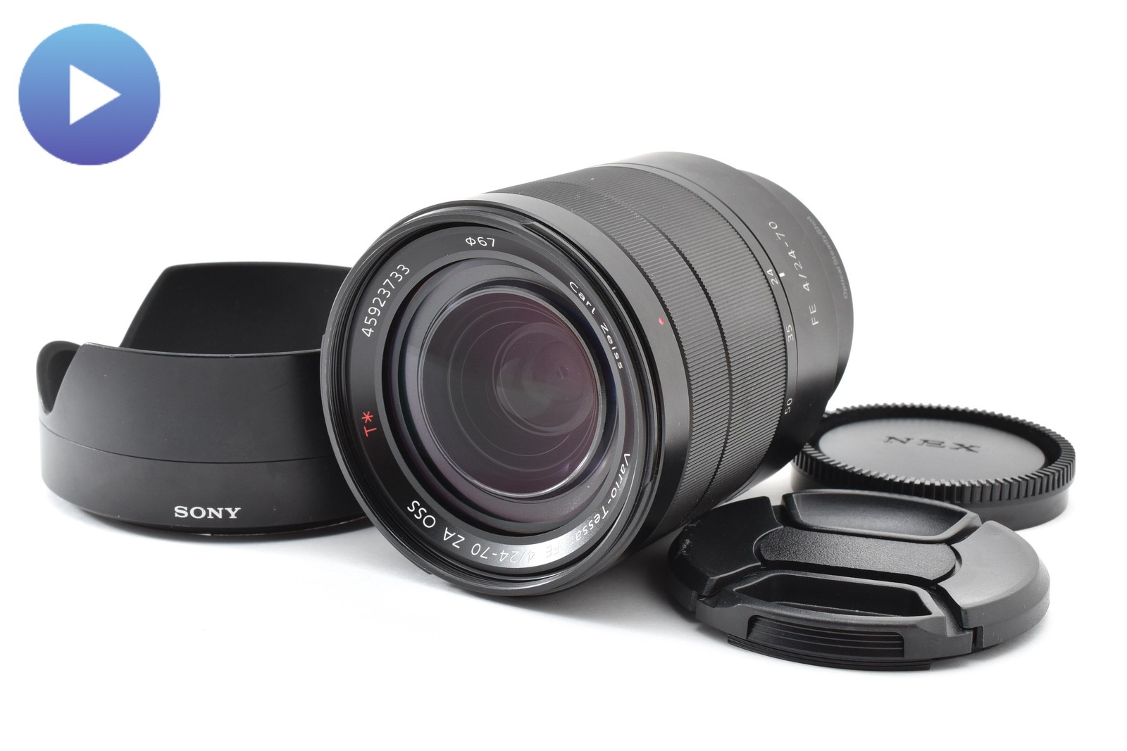 Read [Exc+3] ⏯️ SONY Vario-Tessar T* FE 24-70mm F4 ZA OSS SEL2470Z Lens JAPAN