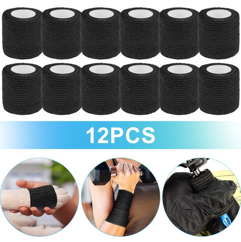 12/24X Tattoo Self Adhesive Bandage Wrist Wrap Grip Cohesive Elastic Tape2\