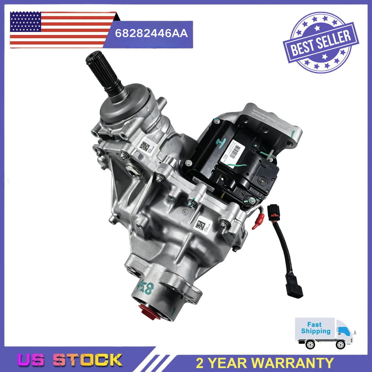 For Jeep Cherokee KL 14-18 Chrysler 200 15-17 Transfer Case Assembly w/ Actuator