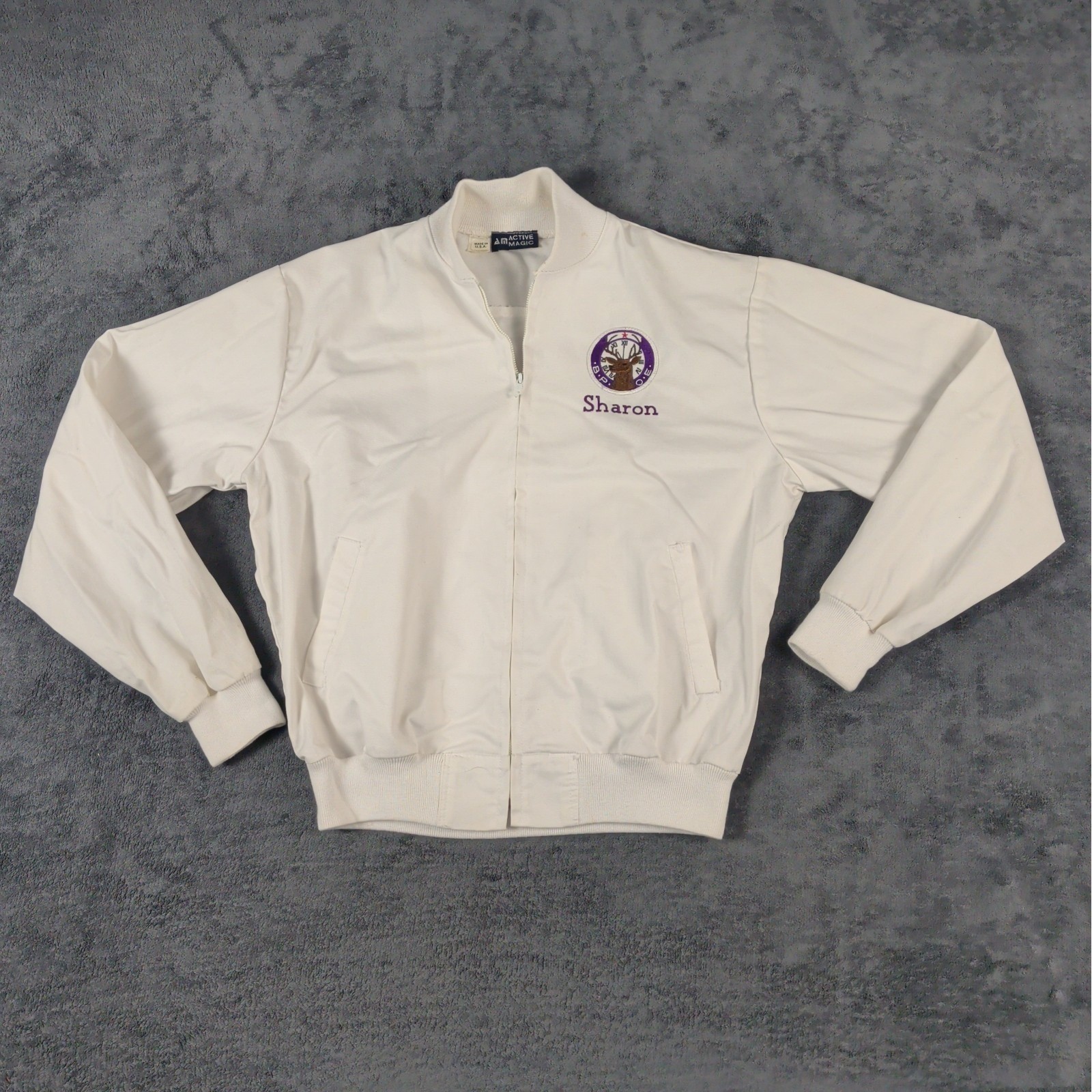 Vintage Lebanon ORE Elks Jacket L USA Made