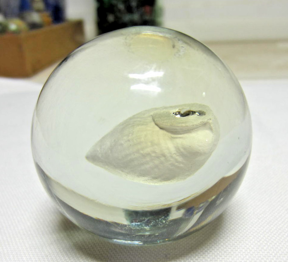 ANTIQUE GERMAN HANDMADE SULPHIDE MARBLE ANTIQUE GERMAN HANDMADE SULPHIDE MARBLE