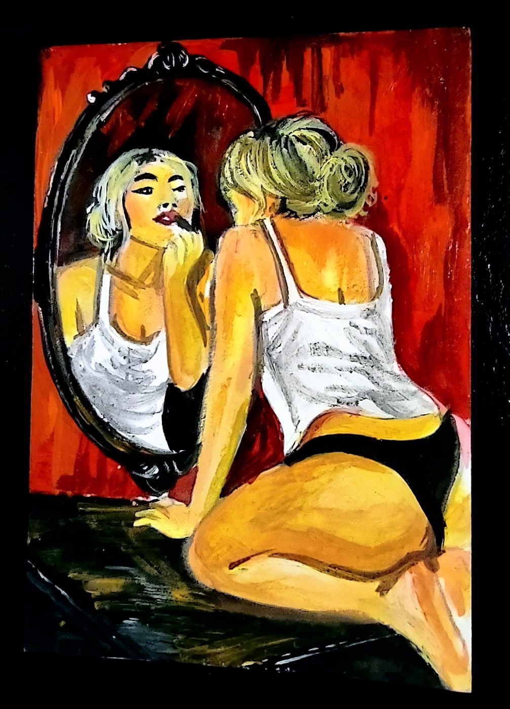 ACEO Hand Painted Art Card. Signed By Artist. Hand Painted Not A Print
