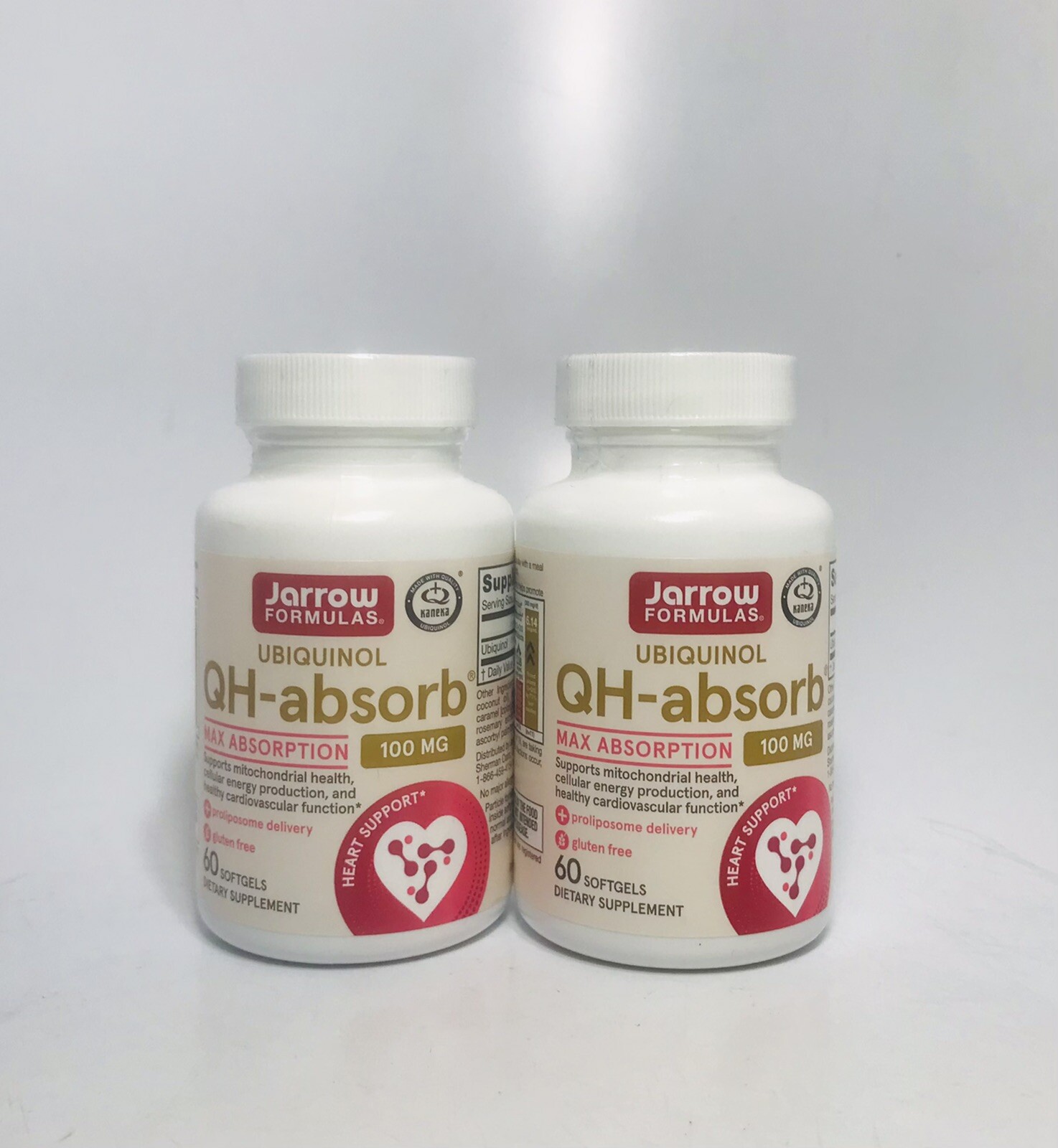 Lot Of 2 Jarrow Formulas Ubiquinol QH-absorb 100mg 60 Softgels EXP. 12/2028 Lot Of 2 Jarrow Formulas Ubiquinol QH-absorb 100mg 60 Softgels EXP. 12/2028
