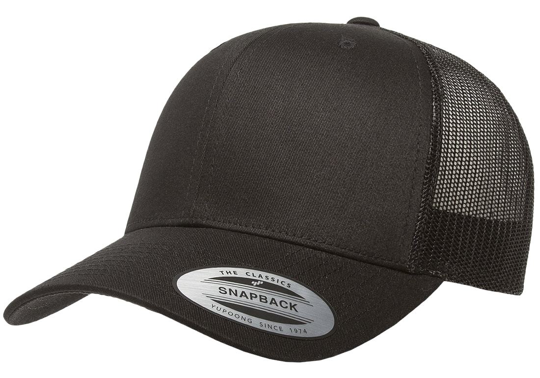 Yupoong 6606 YP Classics Retro Trucker Hat Snapback Mesh Back Blank Cap