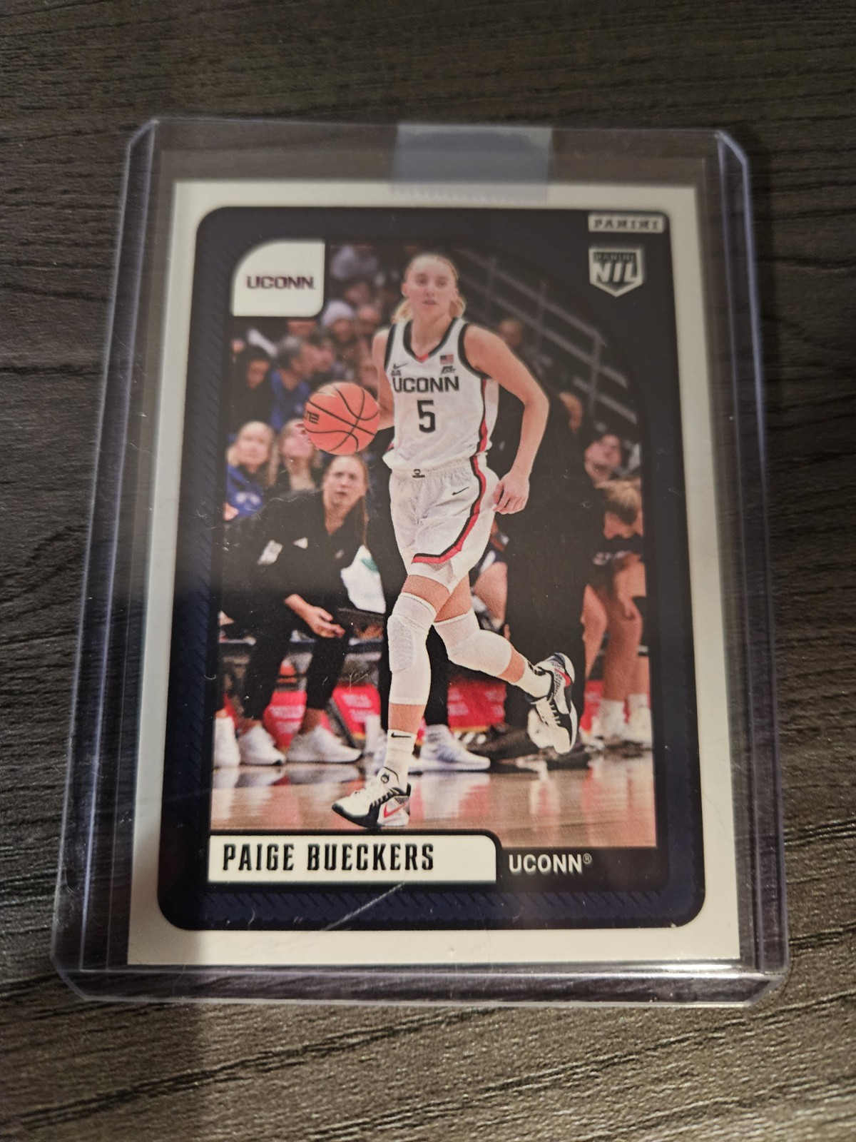 2024-25 Panini UConn Paige Bueckers #27 NIL White Jersey Pre-Rookie