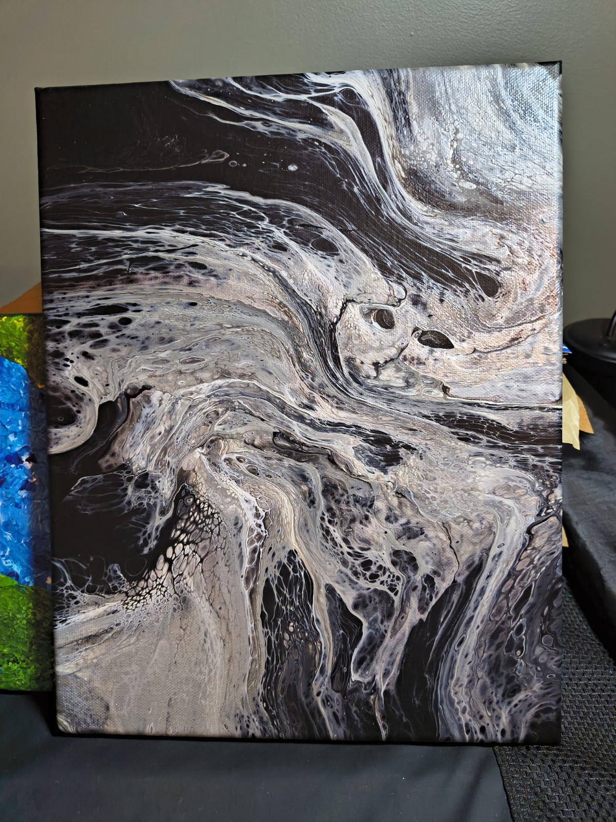 Abstract Acrylic Pour, Abstract Acrylic Pour,