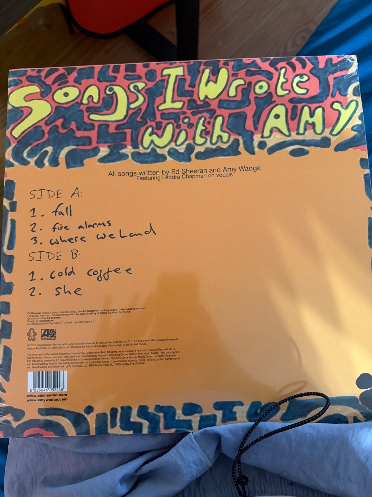 Ed Sheeran – Songs I Wrote With Amy EP Vinyl LP Record RARE OOP Ed Sheeran – Songs I Wrote With Amy EP Vinyl LP Record RARE OOP