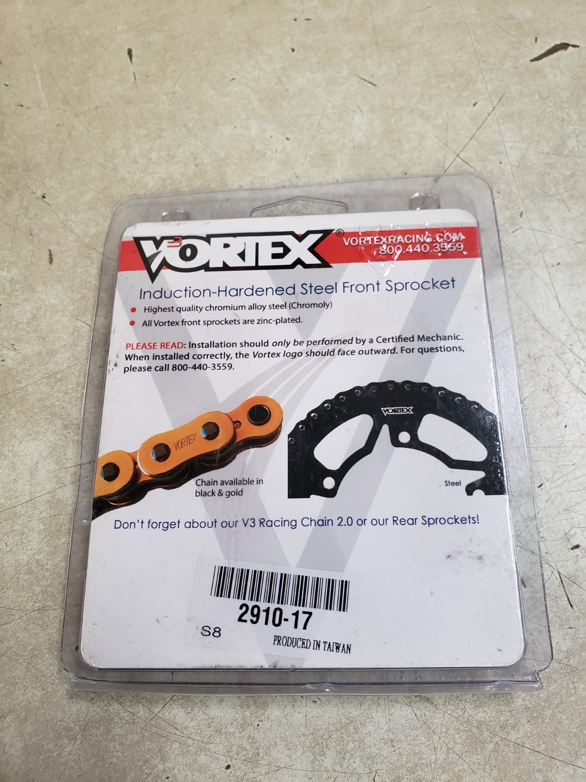 Vortex Front Sprocket 17T 2910-17