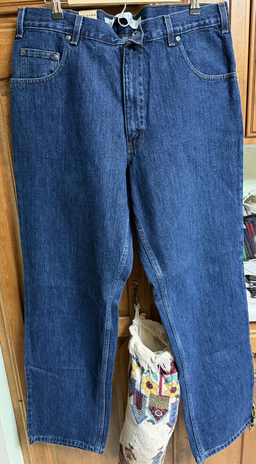 Arizona Jeans Mens 38x32 blue Relaxed Denim NWT