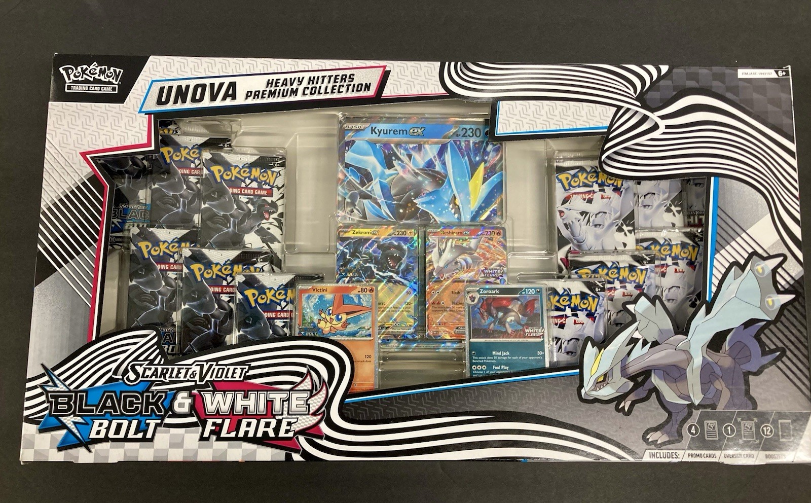 Unova Heavy Hitters Premium Collection Box Sealed Pokemon Black Bolt White Flare Unova Heavy Hitters Premium Collection Box Sealed Pokemon Black Bolt White Flare
