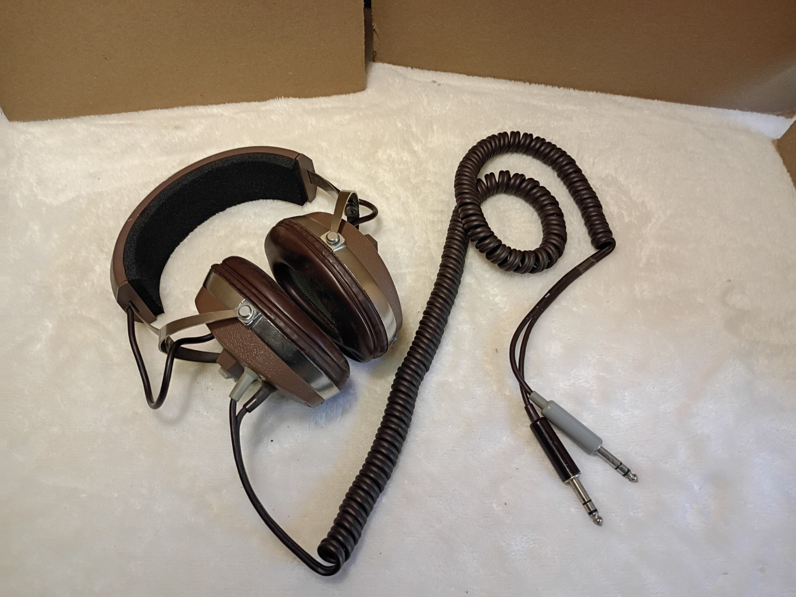Vintage Koss Pro/5VQ Dual Plugs, Headphones 70\'s Stereo, Tested ✓ Vintage Koss Pro/5VQ Dual Plugs, Headphones 70\'s Stereo, Tested ✓