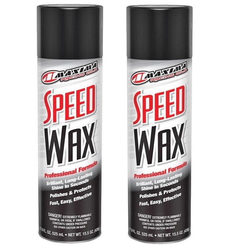 Maxima Racing Oil Speed Wax Aerosol Spray 15.5 oz Shine Detailer 2-Pack Maxima Racing Oil Speed Wax Aerosol Spray 15.5 oz Shine Detailer 2-Pack