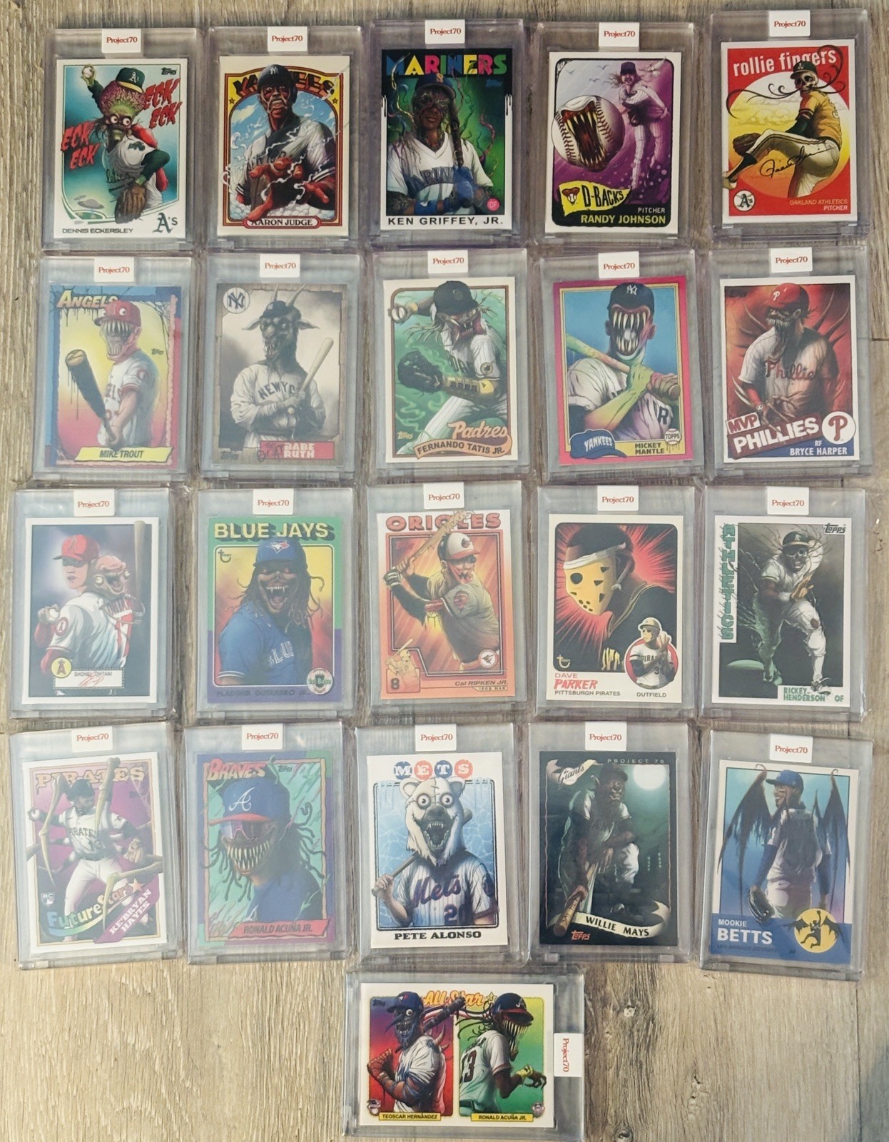 Topps Project 70 ALEX PARDEE Complete Card Set + All-Star Game Bonus *21 CARDS* Topps Project 70 ALEX PARDEE Complete Card Set + All-Star Game Bonus *21 CARDS*