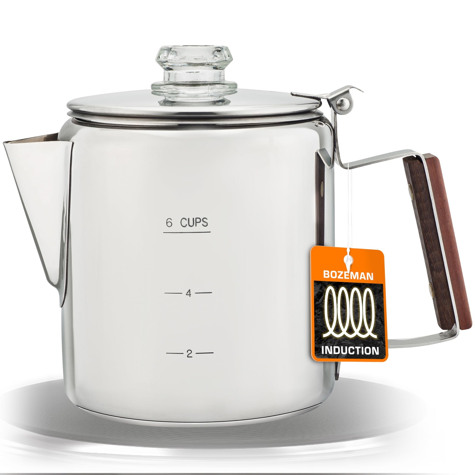 COLETTI Bozeman Induction Coffee Maker, 6 Cup