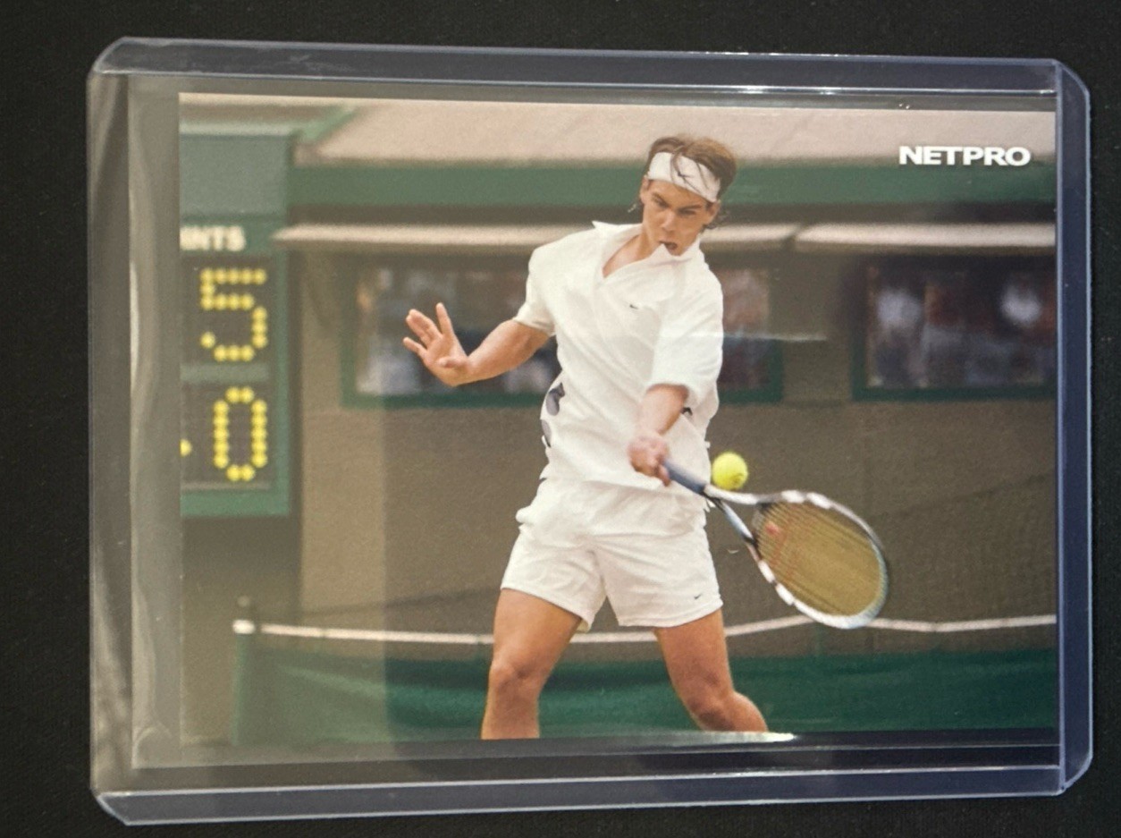2003 Netpro Photo - RAFAEL NADAL - Rookie RC Tennis Card #27