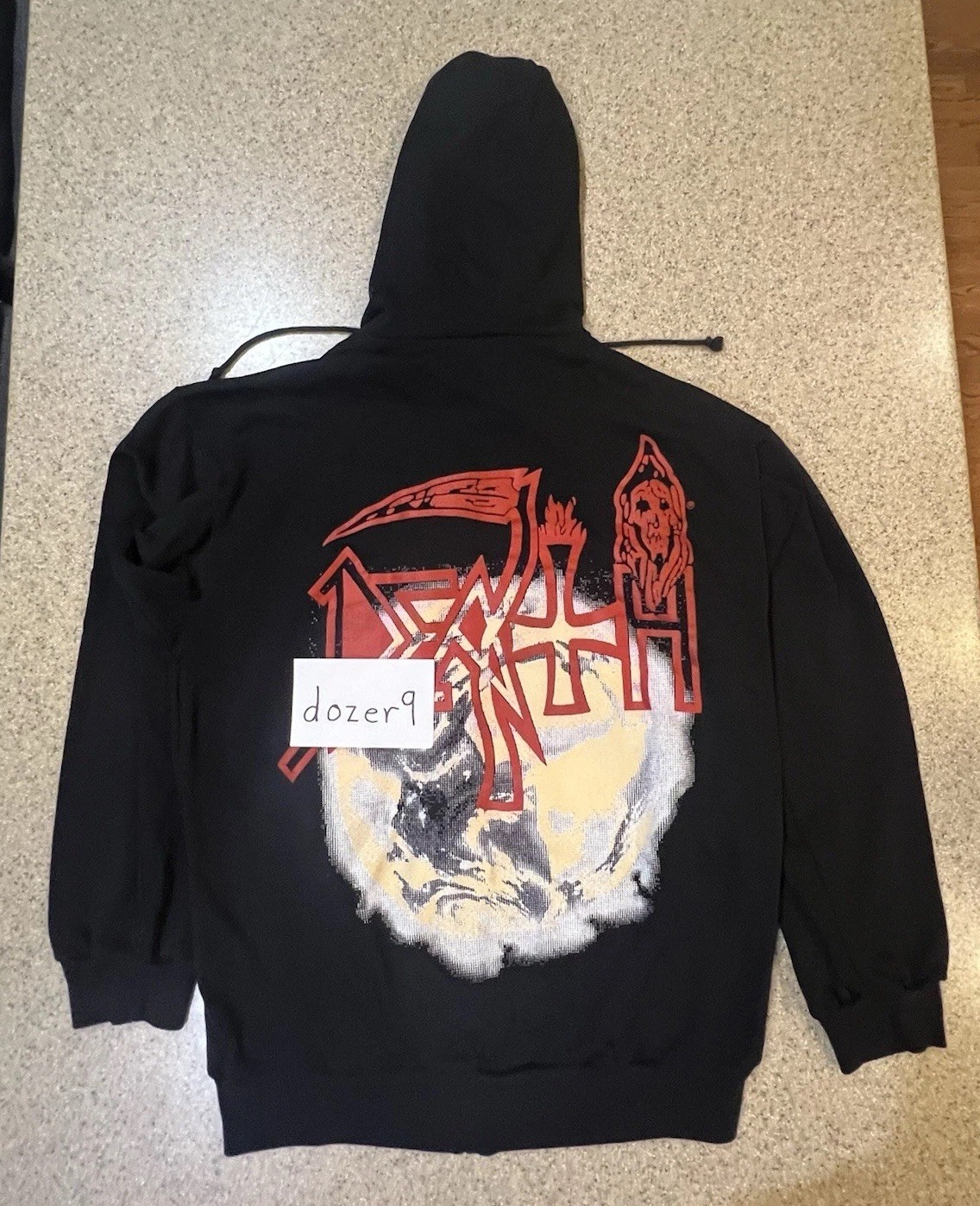 Death Individual Thought Patterns 1993 Vintage Hooded Sweater XL RARE Immaculate