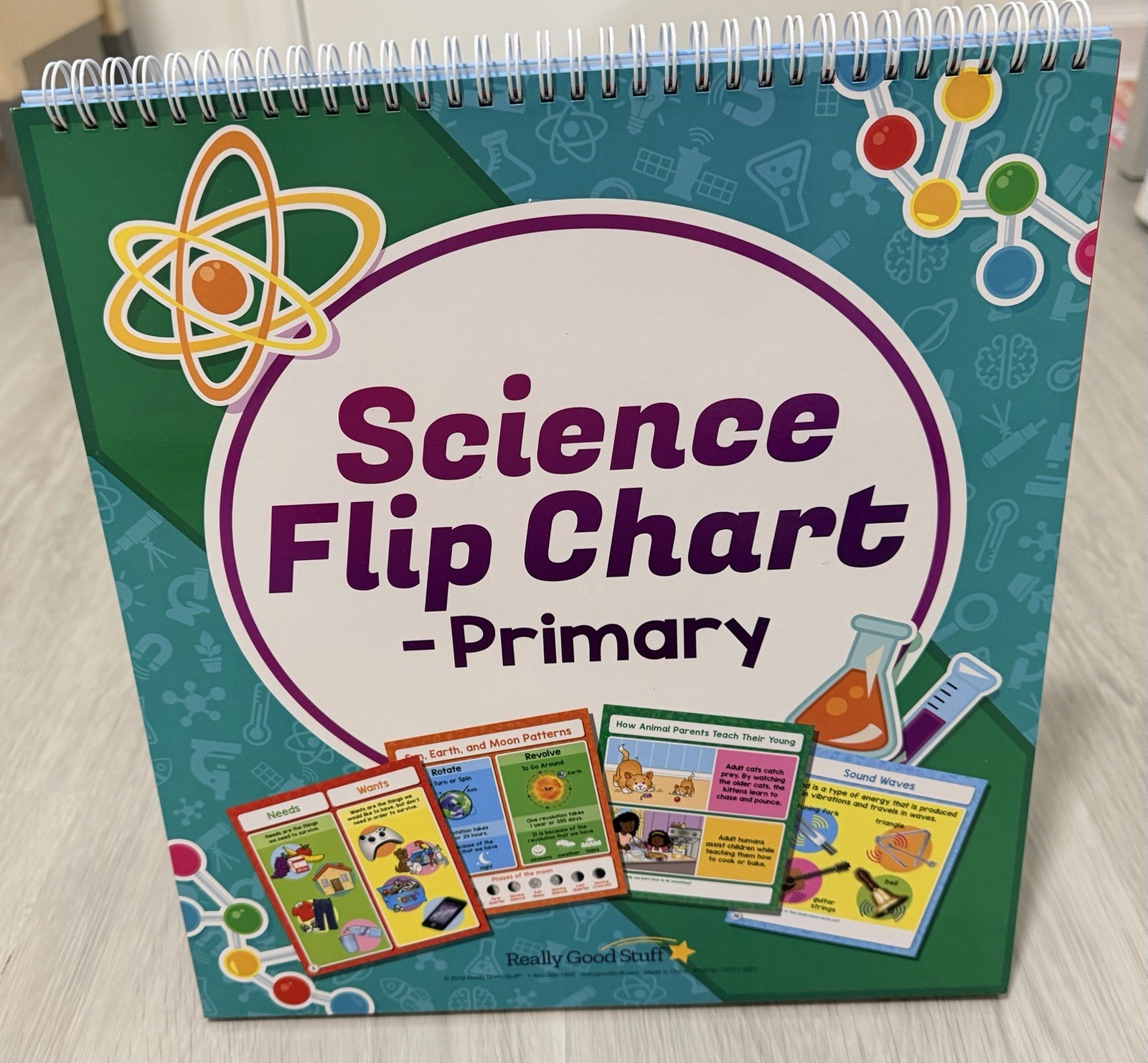 Really Good Stuff Science Flip Chart Primary NEW