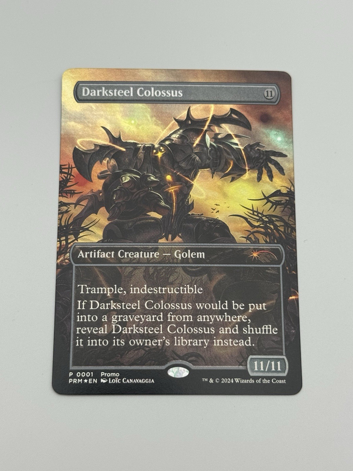 Darksteel Colossus #1 (Foil) (NM) Unique and Miscellaneous Promos UMP Magic MTG Darksteel Colossus #1 (Foil) (NM) Unique and Miscellaneous Promos UMP Magic MTG