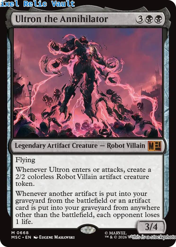 MSC - 668 - NM - Ultron the Annihilator