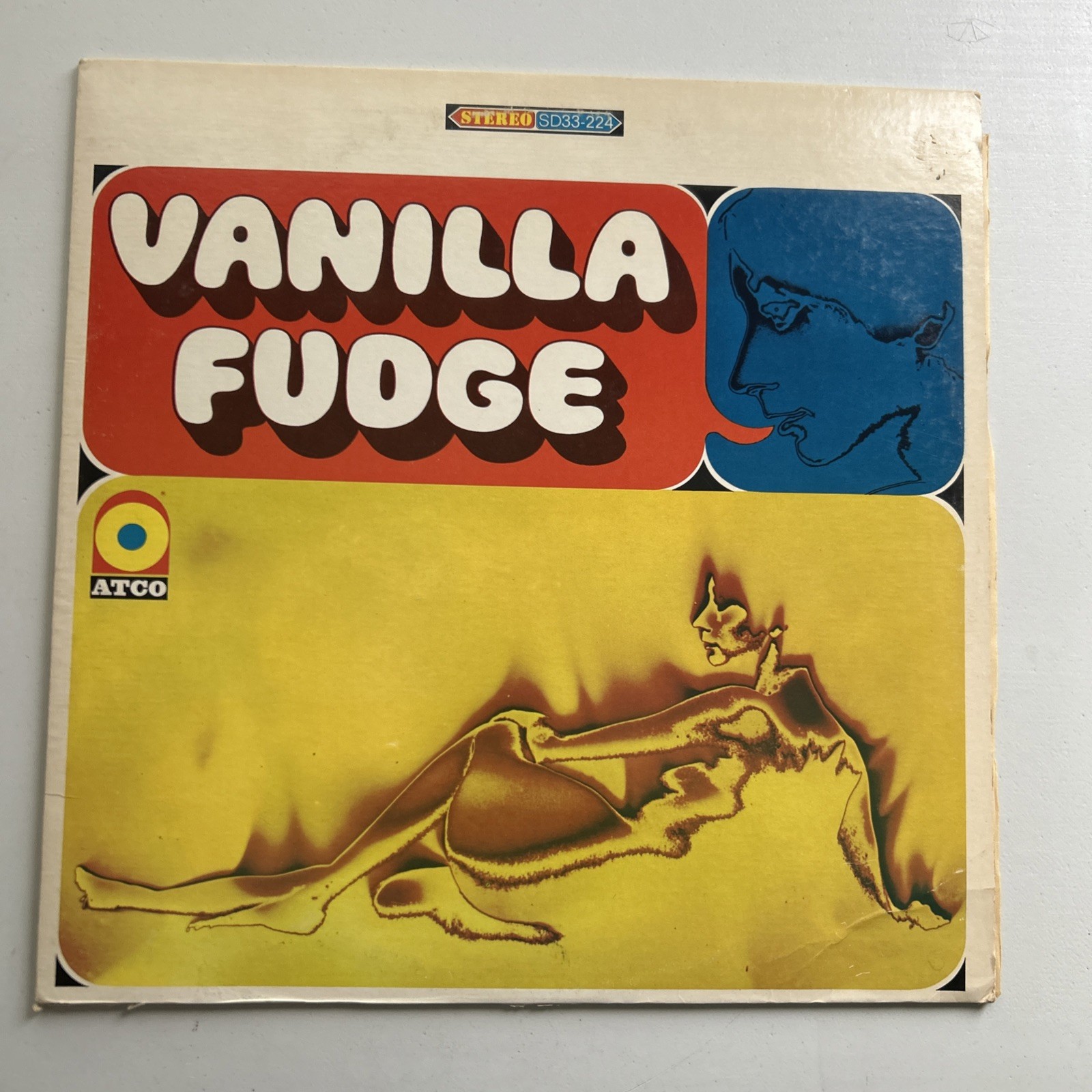Vanilla Fudge - Vanilla Fudge Vinyl LP 1967 ATCO SD 33-224 US First Press VG+