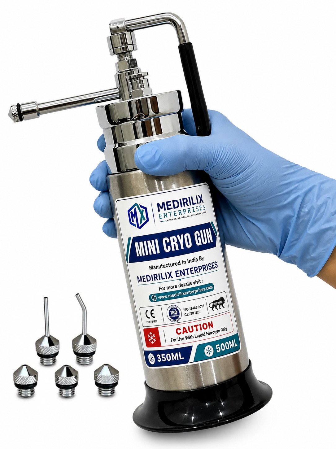 Best 350 Ml Mini Cryo Sprayer For Dermatology Liquid Nitrogen Can Empty 