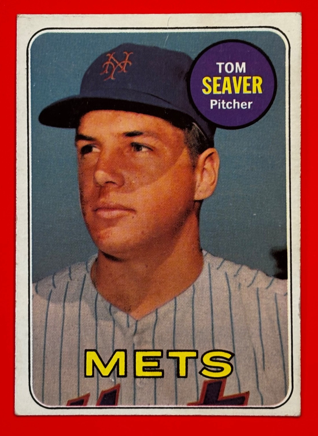 1969 Topps #480 Tom Seaver HOF New York Mets VG Small Crease READ Vintage