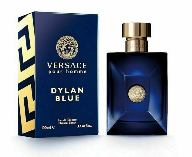 Versace Pour Homme Dylan Blue by Versace 3.4 oz EDT Cologne for Men New In Box Versace Pour Homme Dylan Blue by Versace 3.4 oz EDT Cologne for Men New In Box