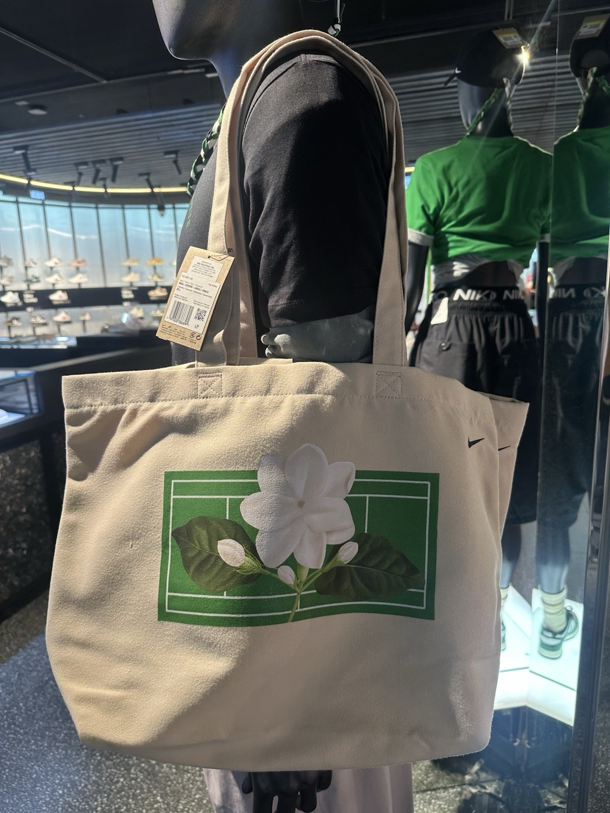 Alexandra Alex Eala NIKE By You Full in Bloom Sampaguita Tennis Large Tote Bag 1 Alexandra Alex Eala NIKE By You Full in Bloom Sampaguita Tennis Large Tote Bag 1