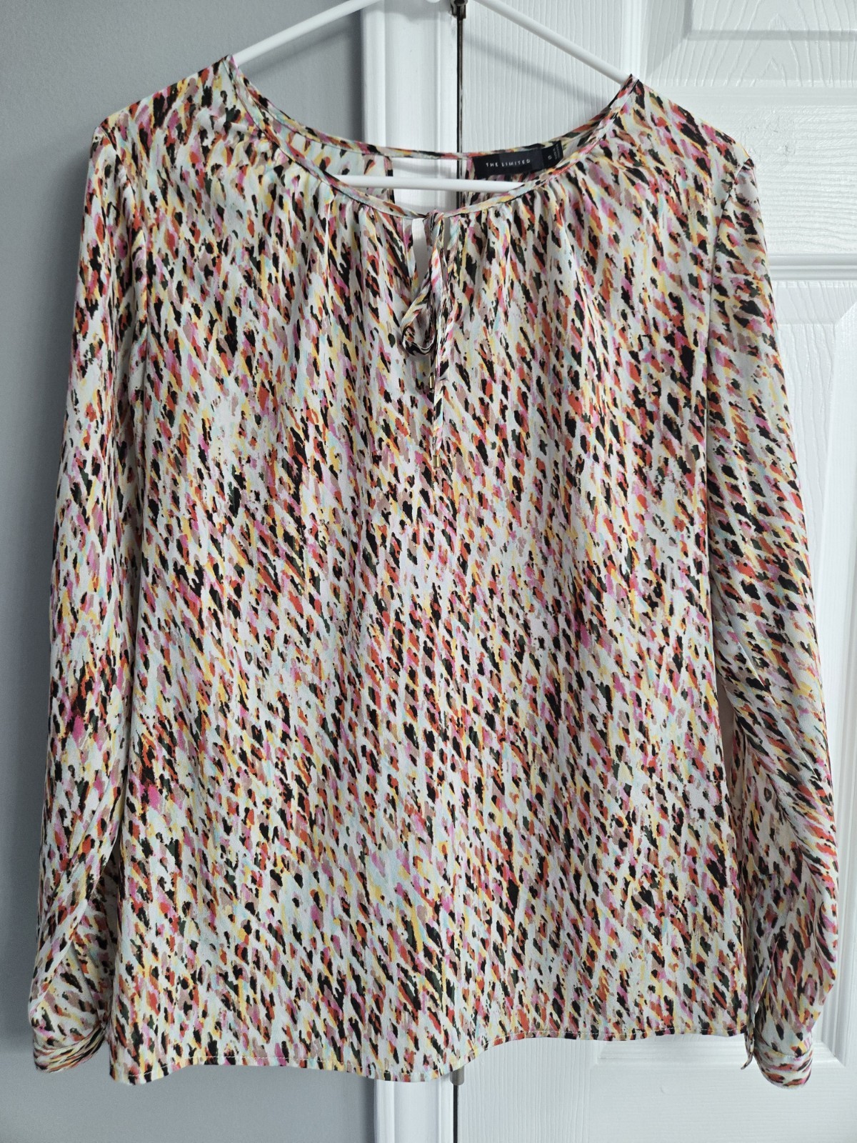 The Limited Women\'s Multicolor Long Sleeve Blouse Size Small