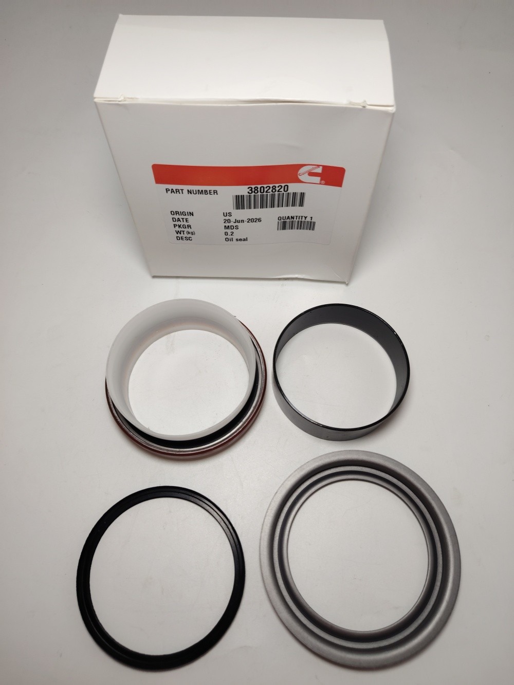 Wear Sleeve Kit Front Seal 3802820 for 89-12 Dodge 6.7 5.9L  Crankshaft Oil Seal