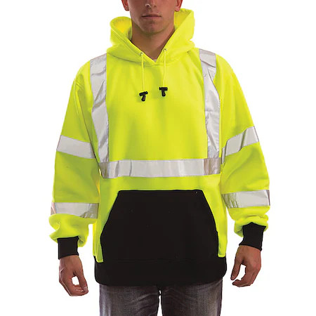 Tingley S78322 Hooded Sweatshirt, 3, R, Polyester, Black/Green, Xl Tingley S78322 Hooded Sweatshirt, 3, R, Polyester, Black/Green, Xl