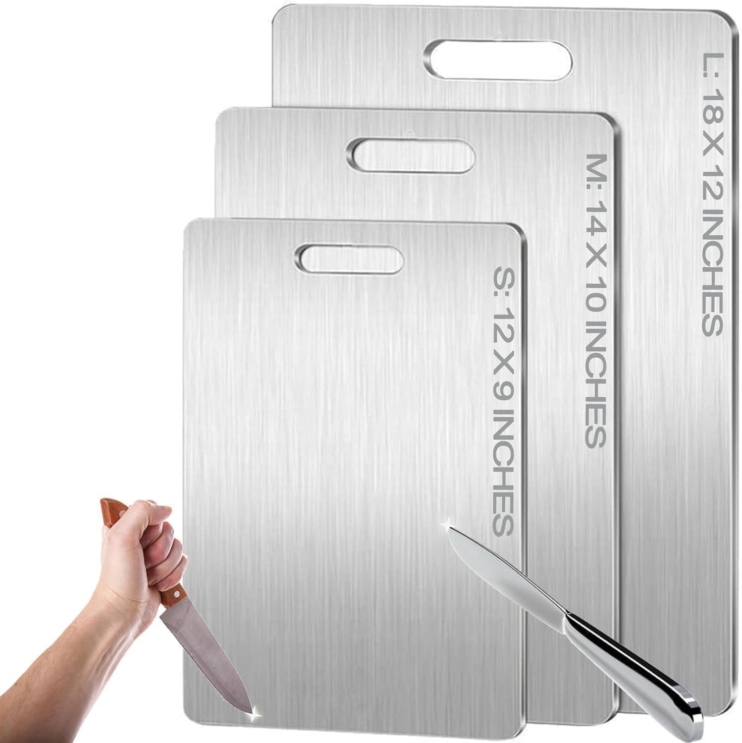 Titanium Cutting Board - 2026 New Upgrade 100% Pure Titanium Cutting Boards for Titanium Cutting Board - 2026 New Upgrade 100% Pure Titanium Cutting Boards for