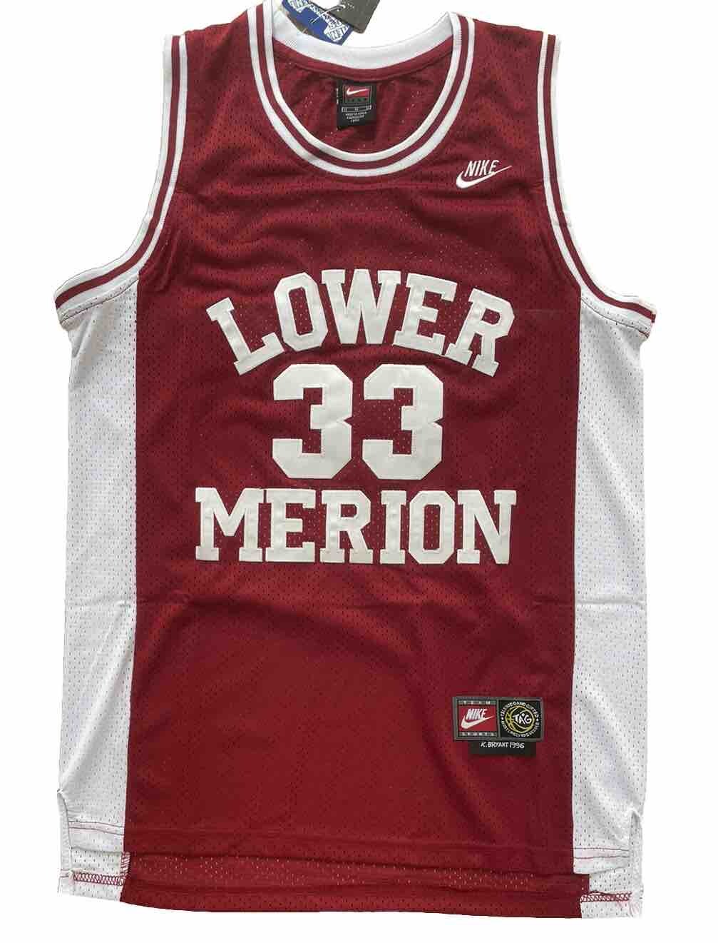 Kobe Bryant Lower Merion High School New Medium M Jersey Los Angeles Lakers LA
