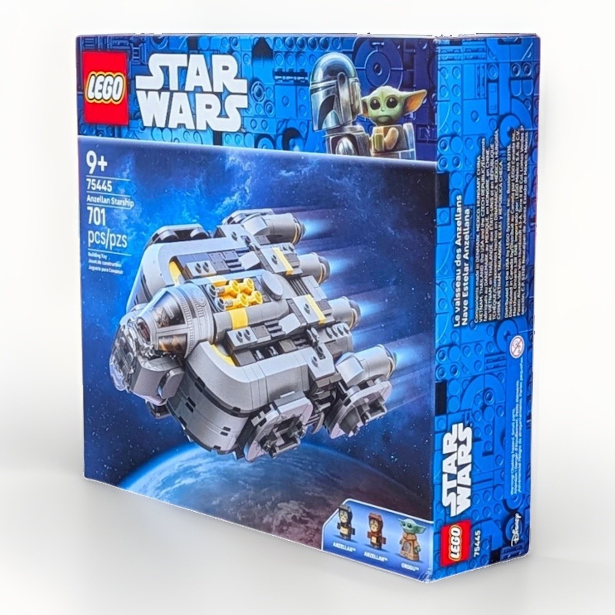 New LEGO Star Wars The Mandalorian and Grogu Anzellan Starship Set 75445 New LEGO Star Wars The Mandalorian and Grogu Anzellan Starship Set 75445