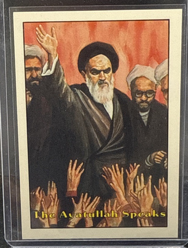 1987 Piedmont Candy Co Terrorists Attack #4 Ayatollah Ali Khomeini Rookie 2/28