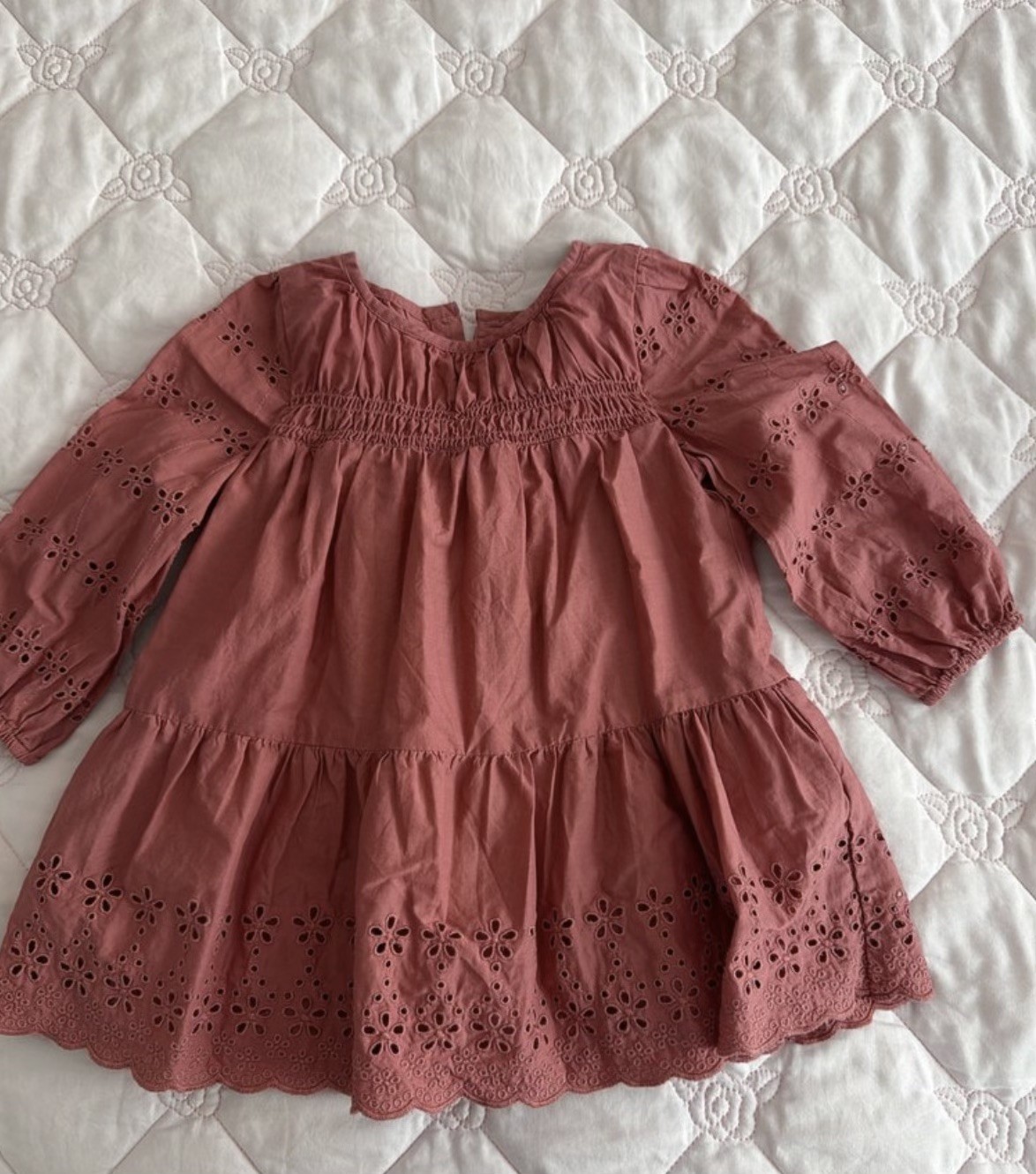 Baby Gap Pink Cotton Dress Sleeveless  SIZE 12 18 Months