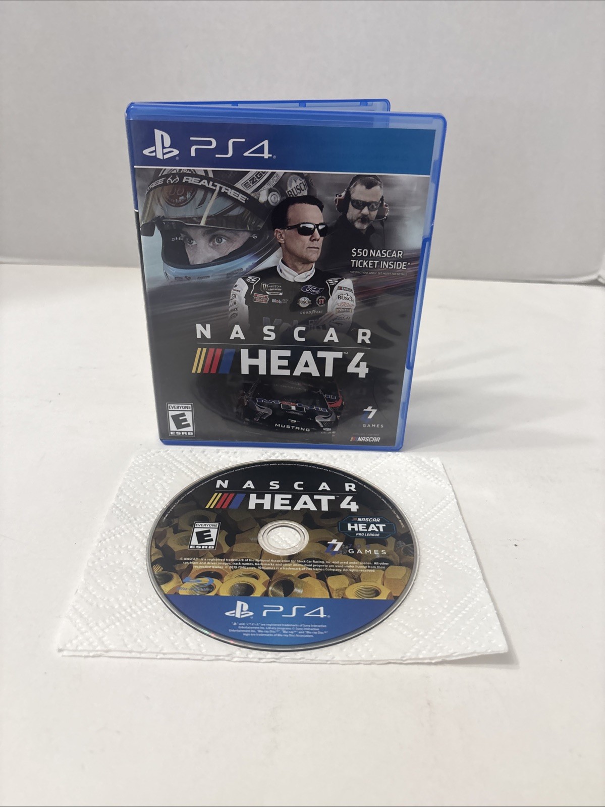 NASCAR Heat 4 for PlayStation 4 - Sony PlayStation 4 Mint Disc NASCAR Heat 4 for PlayStation 4 - Sony PlayStation 4 Mint Disc